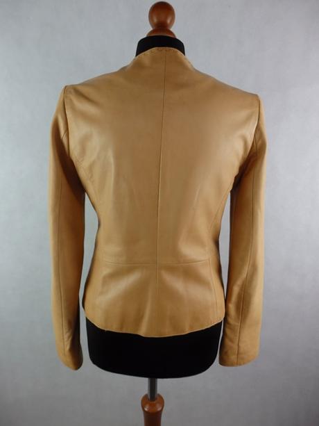 Luxusné kožené sako, s