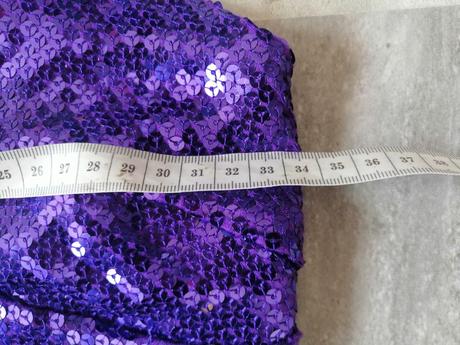 Luxus fialové flitrové párty šaty asos, v40, 40