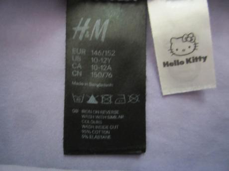 Tričko hello kitty h&m vel. 146-152, h&m,146