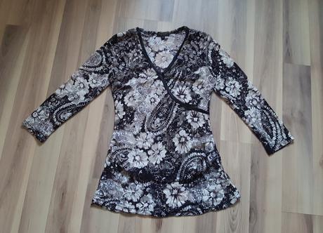 Kvetované tričko, s