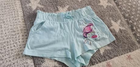 Mentolové šortky s vílou, 122
