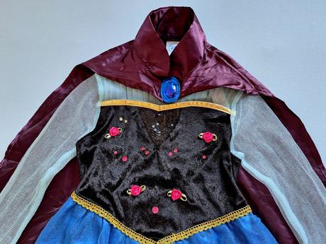 Anna frozen karnevalový komplet kostým v. 98-104,