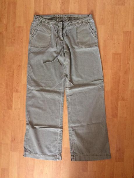 Svetlohnedé ľahké nohavice, l