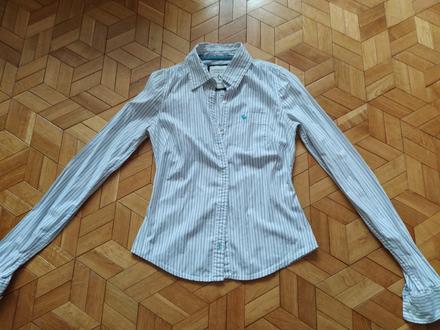 Paskovana košeľa., abercrombie&fitch,s