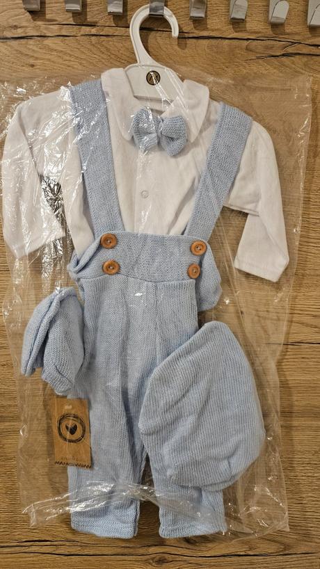 5-dielna pletená súprava na krst alebo oslavu, 74