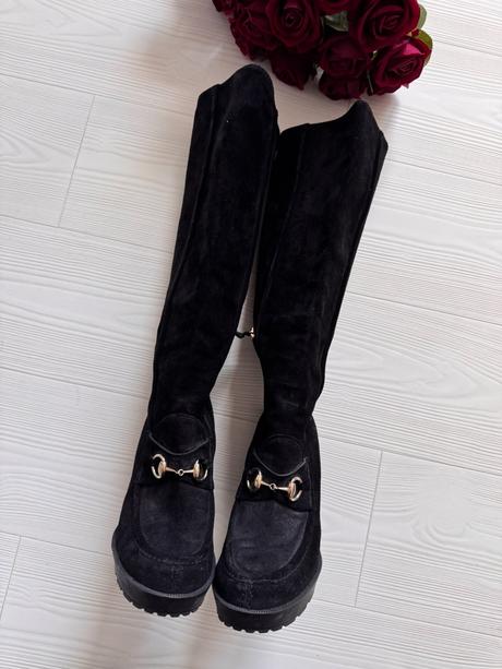 Gucci - semišové čižmy, gucci,40