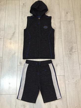 Chlapčenska vesta a kratke nohavice 10-11 rokov, f&f,146