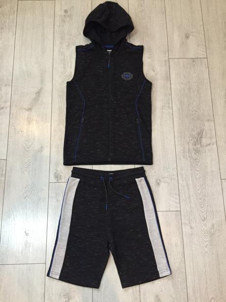 Chlapčenska vesta a kratke nohavice 10-11 rokov, f&f,146