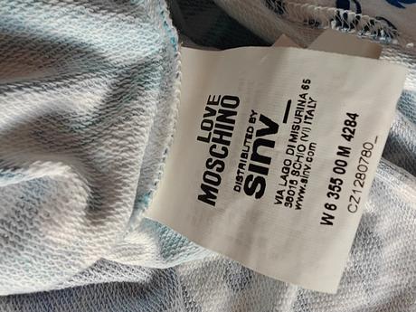 Love moschino icon luxusná dámská mikina l, moschino,l