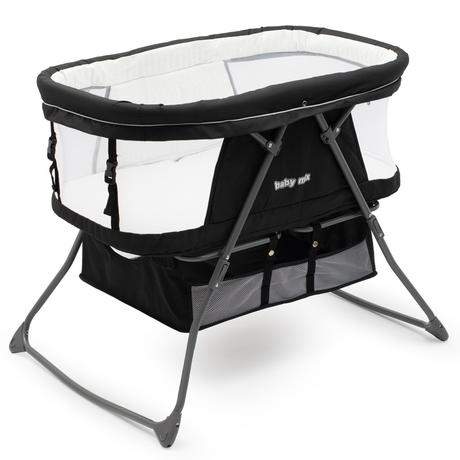 Detská cestovná postieľka dreamynest čierna,