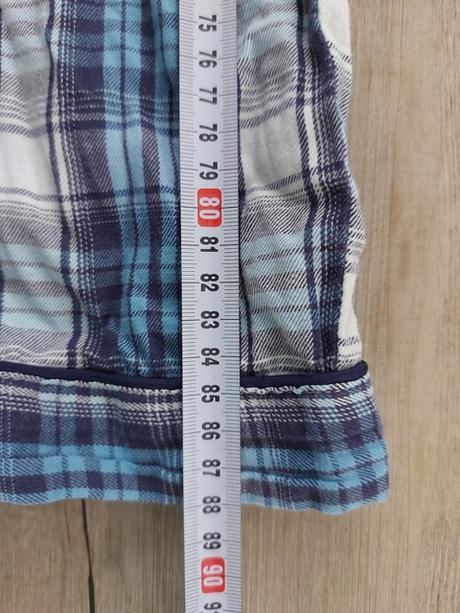 Karované chlapčenské pyžamo, 158