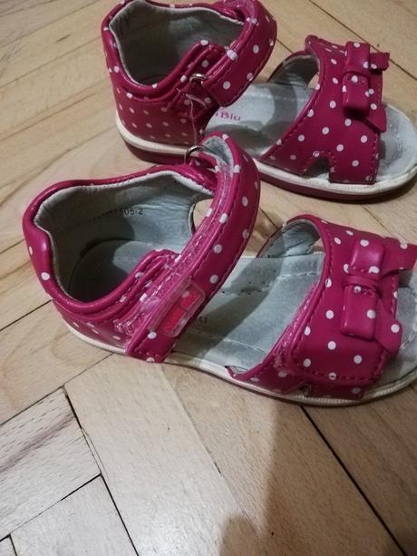 Bodkovane sandalky, nelli blu,24