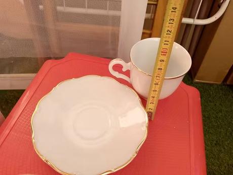 Porcelán,poháre,