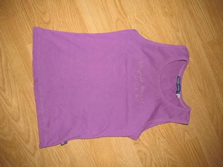 Fialové tielkové tričko s nápisom v. 140, original marines,140