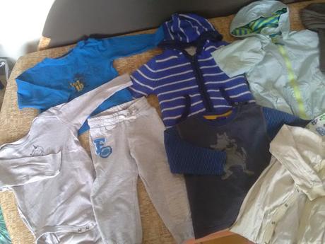 Mix oblečenia86-92 dodám ponožky čiapky, 86–98