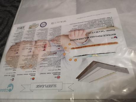 Madrac do postieľky, šírka (cm): 60,dĺžka (cm): 120