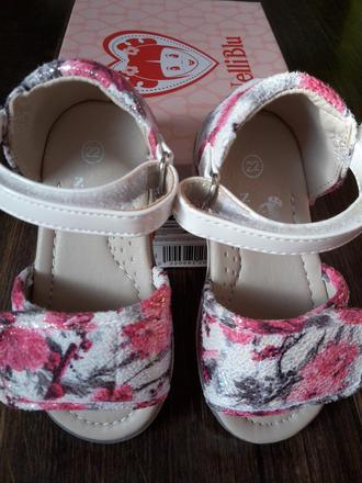 Kvietkavé sandálky, nelli blu,22