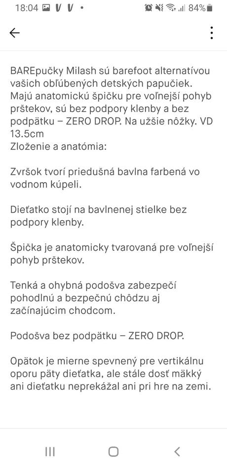 Papučky barefoot milash, 21