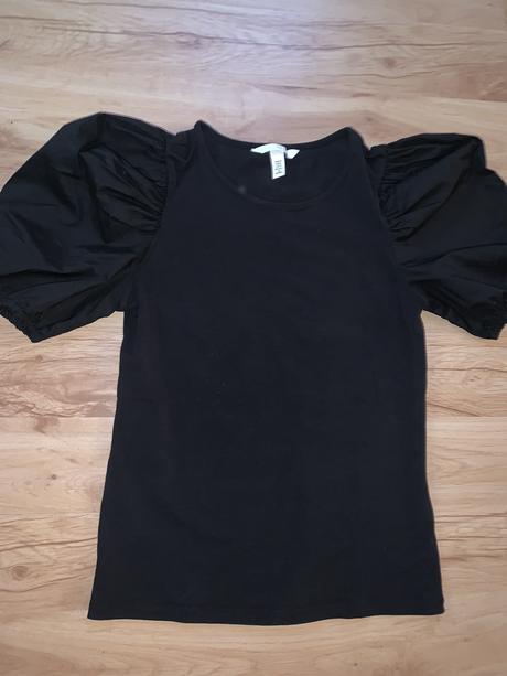 Top s balonovymi rukávmi, h&m,xs
