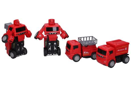 Autorobot hasič na zotrvačník 12cm, 