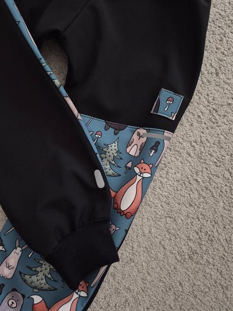 Softshellove nohavice s reflexnymi prvkami, 104 / 110 / 116