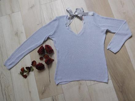 Camaieu pulovrík s mašľou-36v,, camaieu,s