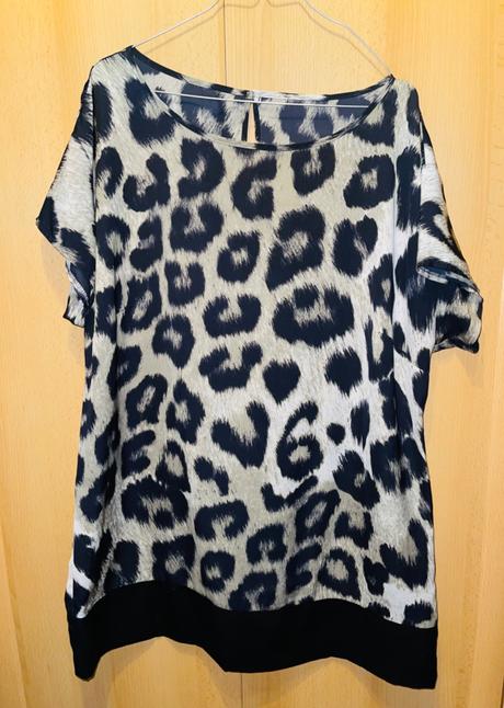 Blúzka so zvieracím vzorom, marks & spencer,xxxl
