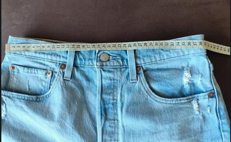Riflové šortky lewis premium 501, w30, oblečené le, john lewis,m