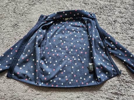 Bodkovaná mikinka, h&m,128