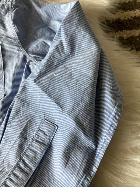 Košeľa s bodkami, h&m,128