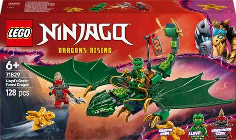 Lego ninjago "lloydov zelený lesný drak",