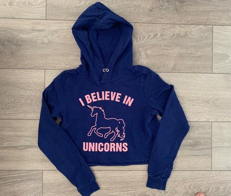 Crop top mikina h&m 146/152, h&m,146