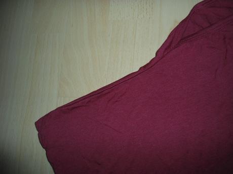 Bordove volne siroke tielko / tricko, l