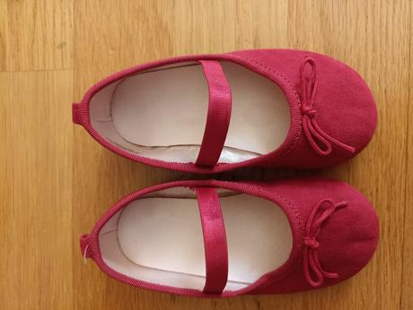 Červené balerínky, h&m,22