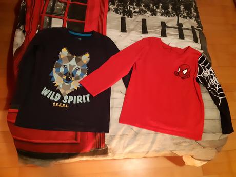 2x chlapčenské tričko, 116