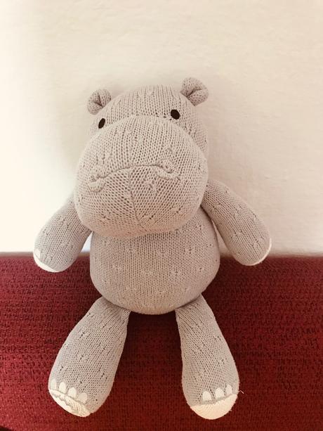 Pletený hrošík sivý zn.jolleir, 