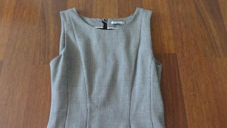 H&m tvídové káro šaty v. 36, h&m,36