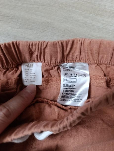 H&m ľahké letné nohavice, h&m,92