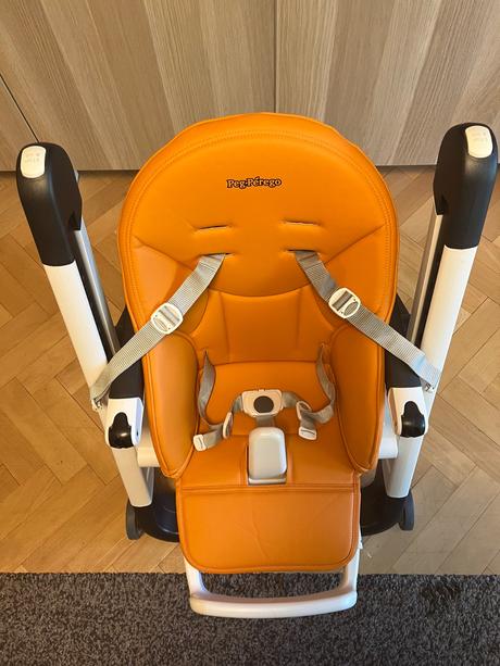 Vysoká stolička peg perego siesta oranžová, peg-pérego