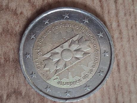 Minca 2 euro francúzsko 2018,