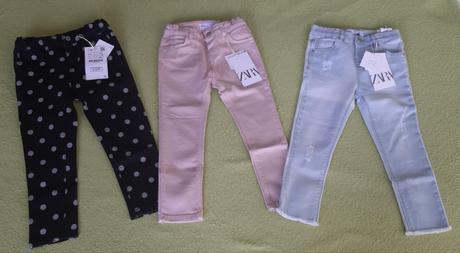 Zara 104 jeansy nove s visackou, zara,104