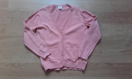 Lososový bavlnený svetrík f&f, f&f,122