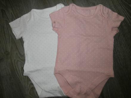 Body s krátkym rukávom 2ks, 50–62