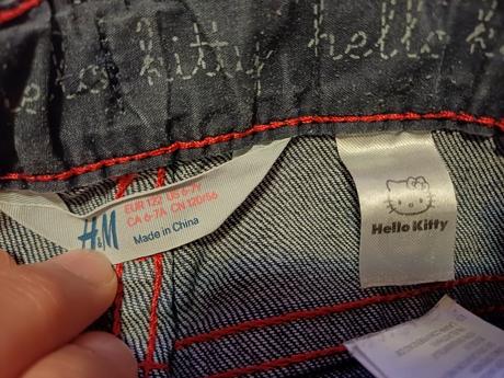 Rifľové kraťasy hello kitty 122, hello kitty,122