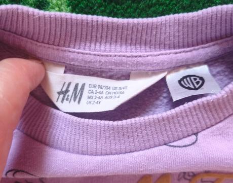 Mikina tweety, h&m,104
