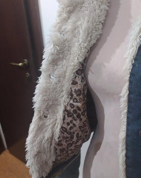 Štýlová zateplená riflovka, m