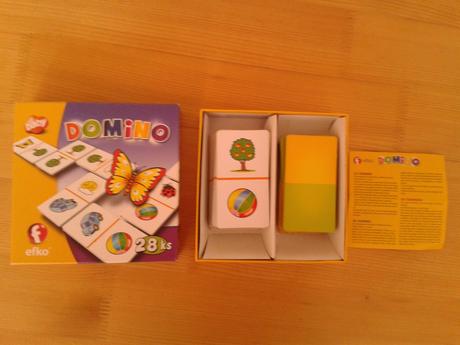 Domino s veselými obrázkami 28 ks, 