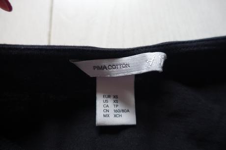 Tričko h&m pima cotton, h&m,xs