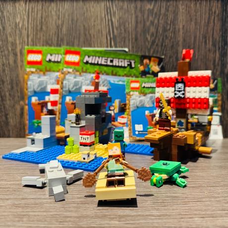 Lego minecraft 21152 dobrodružstvo na pirátskej, 