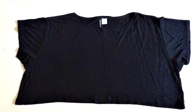 Tričko over size/top crop, h&m,l